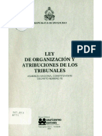 LEY DE ORGANIZACION Y ATRIBUCIONES DE LOS TRIBUNALES (1906)