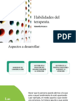 Habilidades Del Terapeuta Comunicacion