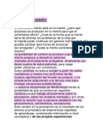 Modelos mentales y mindfulness