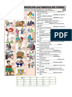 (Template) PAST SIMPLE (Exercises Regular and Irregular Verbs Affirmative)