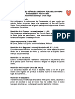 EL ESPIRITU DEL SEÑOR DA UNIDAD A TODAS LAS COSAS Solemnidad de Pentecostés