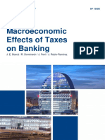 Macroeconomic Effects of Taxes On Banking: Working Paper