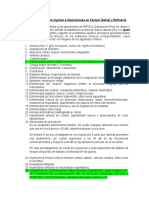 Criterios de Salud para Ingreso A Operaciones en Campo