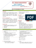 Plan de redacción: estructura y orden lógico