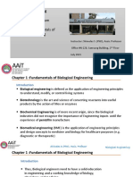 Undergraduate Program Chapter 1: Fundamentals of Biological Engineering