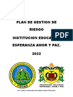 Plan de Gestion de Riesgo 2021 Santa Rita