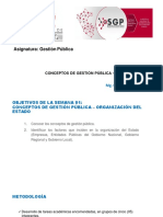 Gestión Pública: conceptos y organización del Estado en