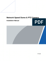 Network Speed Dome & PTZ Camera Installation Manual - V1.0.0