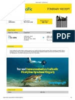 Cebu Pacific Print Itinerary