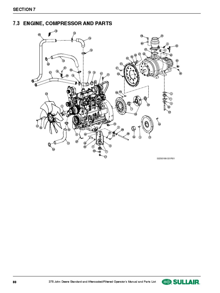 Engine, Compressor and Parts 7.3: Section 7 | PDF | Internal Combustion ...