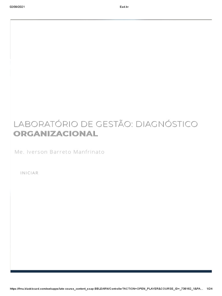 Laboratório de Gestão Diagnóstico Organizacional - 1 | PDF | Análise SWOT |  Planejamento estratégico