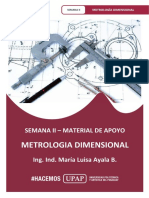 Semana Ii - Metrologia Dimensional