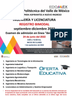 Universidad Politécnica Del Valle de México: Registro Bimodal