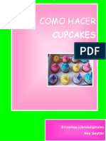 Libro Como Hacer Cupcakes