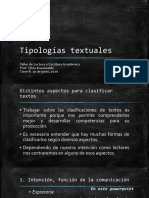 Tipos Textuales Taller