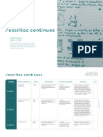 Escritos Continuos - Índice de Piezas de Archivo