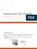 Aceleración de Coriollis en Mecanismos.