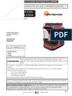 Portable Buddy Radiant Heater: Operating Instructions and Owner'S Manual