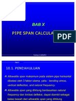 CAESAR II Pipe Span Calculation