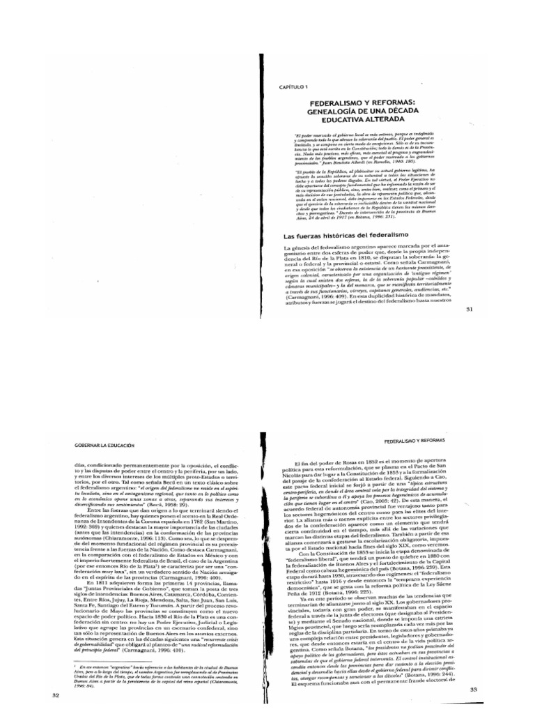 RIVAS AXEL Gobernar La Educacion | PDF