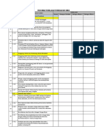 Checklist Audit SMK3 Berdasarkan PP No 5