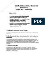 Trabajo Semana 3 de Medio Ambiente y Desarrollo Sostenible Borrador