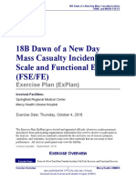 Dawn of a New Day Mass Casualty Exercise Plan