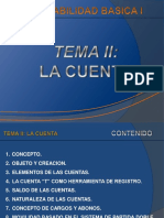 Tema 2 - La Cuenta