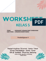 Worksheet Tunagrahita Kelas V