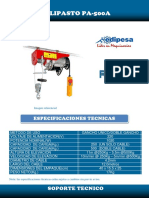 POLIPASTO PA-500A   REXON PA-500A (BCN1060270) (1)