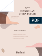 GCT (Gangguan Citra Tubuh) : Keperawatan Jiwa 2B Keperawatan