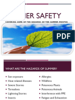 Summer Safety: Covering Some of The Hazards of The Summer Months
