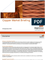 BHP Copper Marketing Report 26 Sep 2010