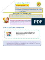 Actividad Aprendizaje 15 Comunicación