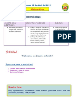 Actividad Aprendizaje 7 Matematica