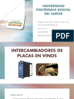 Intercambiadores de Placas en Vinos V1