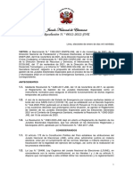 Reglamento de Gestion Jne - Resolucion 12-2022