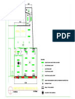 Reflected Ceiling Plan: Scale: 1:100m