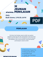 Bimtek Penyusunan Soal Penilaian: Oleh: Budi Utomo, S.PD - SD.,M.PD