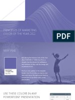 Principles of Marketing Color of The Year 2022