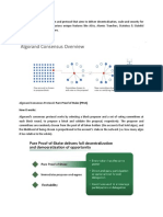 Algorand Consensus Protocol: Pure Proof of Stake (PPoS