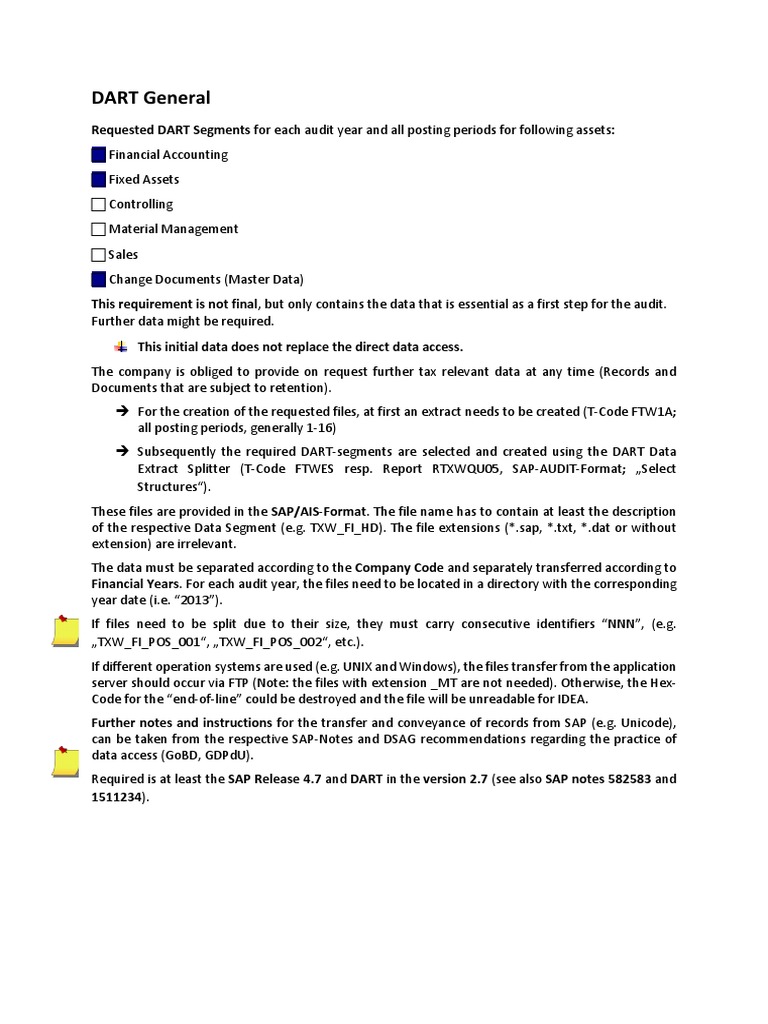 20190604 DART Requirements PDF Computer File Filename