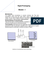 Rapid Prototyping Notes PDF