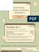 Chapter 22 - Retained Earnings