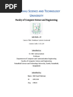 P S T U: Atuakhali Cience AND Echnology Niversity