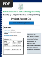 Project Report On: Patuakhali Science and Technology University