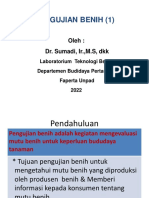 Pengujian Benih 2022