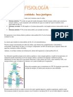 GENERALIDADES - BASES FISIOLOGICAS y CÉLULA Apuntes