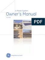 Owner's Manual: Solar Electric Power System