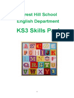 Forest Hill School English Department: KS3 Skills Pack